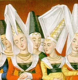 középkori fejdíszek