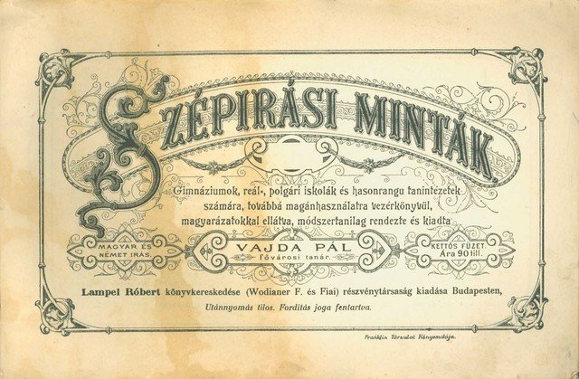 szépírás füzet